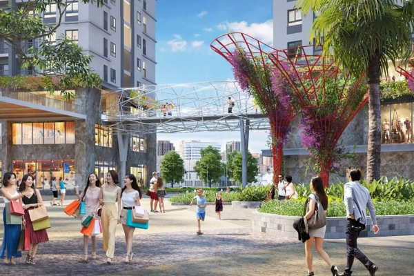 tiện ích căn hộ Metropolis Võ Văn Kiệt không gian lối di dạo